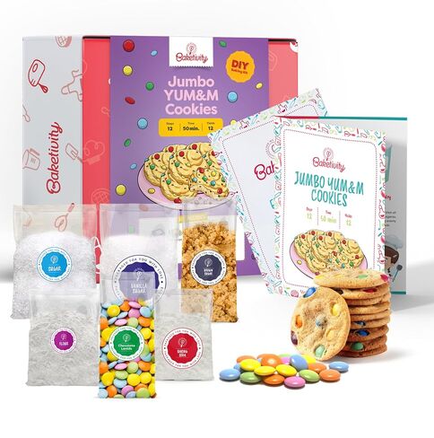 Baketivity Yum&M Jumbo Cookies Kids Baking Kit in Kuwait