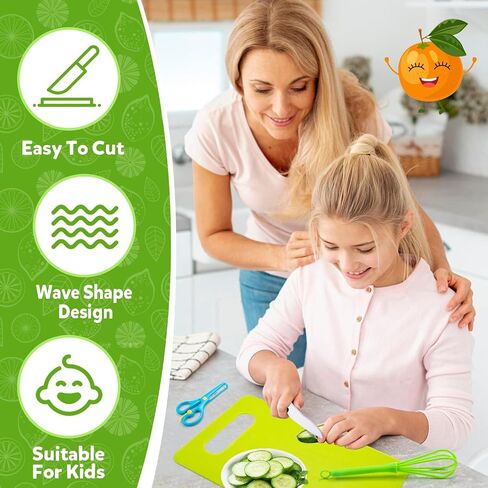 Labeol 32 PCS Montessori Kitchen Tools Toys for Kids Cooking Sets Real Kids Safe Kitchen Knife Set for Real Cooking Educational Gift for Boys Girls in Saudi Arabia