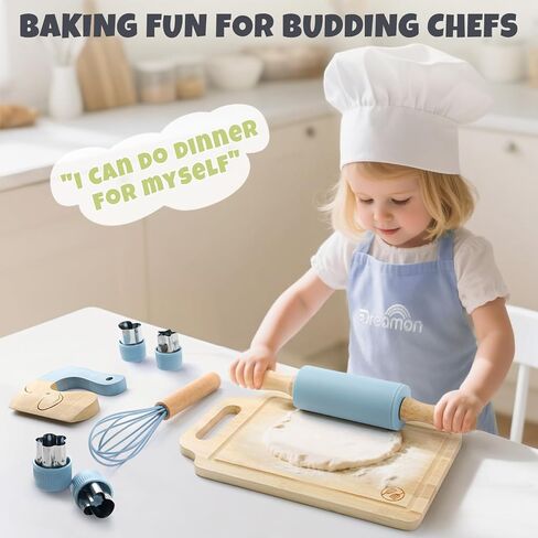 29 PCS Toddler Knife Set for Real Cooking, Wooden Montessori Kitchen Toys in Saudi Arabia