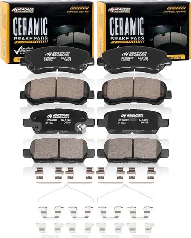 HYFTJYZ Front Ceramic Disc Brake Pads HZ-1375 For Volkswagen Passat Tiguan Audi Q3 Quattro Limited in Kuwait