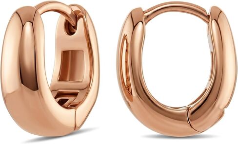 MILLA 14k Gold Huggie Earrings or Sterling Silver Huggie Earrings for Women Multipack & Individuals - Ear Huggers Earrings for Women Trendy Y2K Earrings, Preppy Earrings - Lightweight & Hypoallergenic in Kuwait