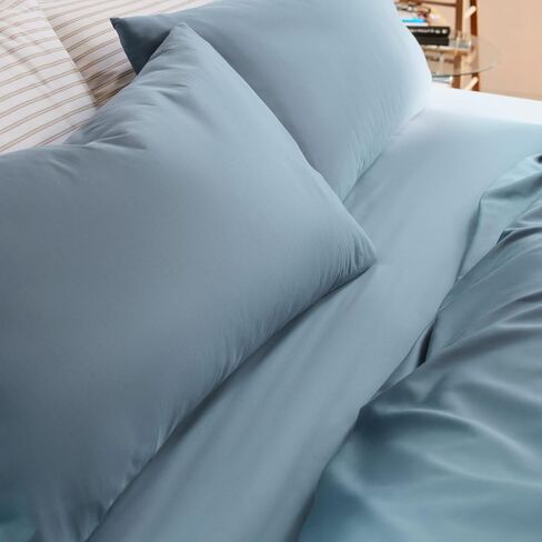 Brooklinen Sateen 4-Pc Sheet Set Hotel-Quality Luxury - Queen, Storm in Saudi Arabia