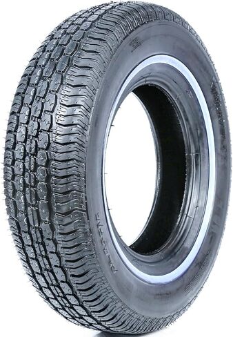 إطار شعاعي تورنيل كلاسيك لجميع المواسم - 155/80R13 155/80/13 155/80-13 نطاق تحميل 79S SL 4-Ply WSW جدار جانبي أبيض in Kuwait