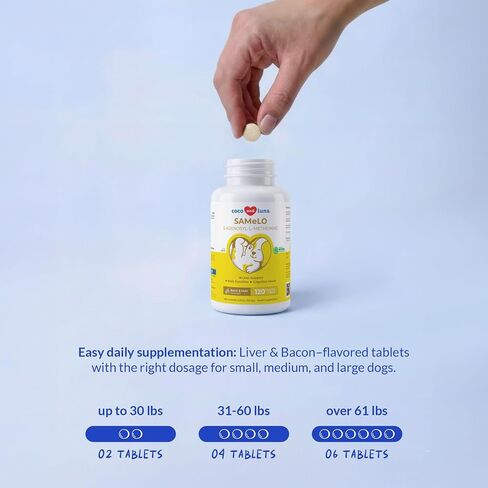 Same for Dogs 120 Tablets - Liver Supplement, Brain & Mood Support in Saudi Arabia