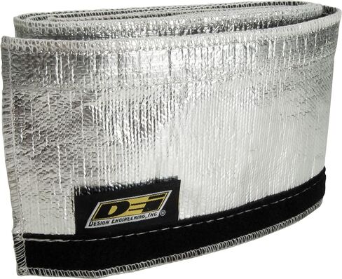 Design Engineering 10674 12 AN x 10ft Heat Shroud Aluminized Sleeving for Hi-Temp Protection (with Hook and Loop Closure) in Saudi Arabia