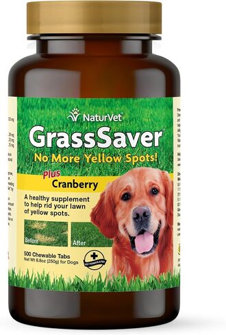 NaturVet GrassSaver Supplement for Dogs - 500 Tablets in Kuwait