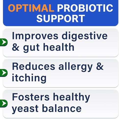 BARK&SPARK Dog Probiotics, Digestive Health Chews with Fiber & Enzymes in Kuwait