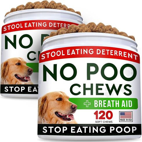 STRELLALAB No Poo Chews for Dogs - Coprophagia & Stool Eating Deterrent in Saudi Arabia