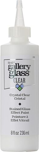 Gallery Glass Crystal Clear Stained Glass Paint, 8 fl oz - Perfect for DIY Arts and Crafts Projects, 19699 in Kuwait