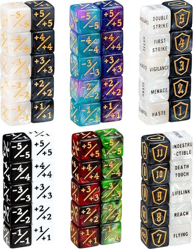 60 PCS MTG Dice Set with Life Counter, Keyword Counter, Shield Token in Kuwait