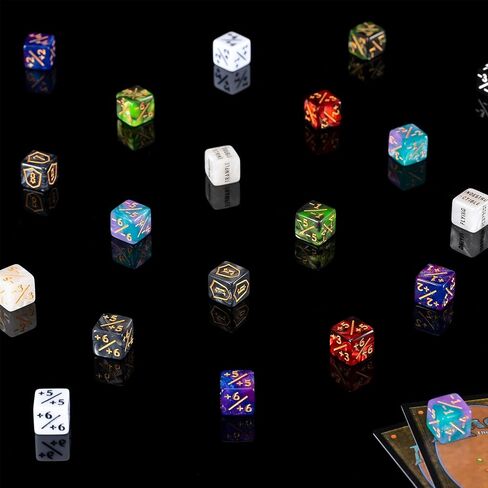 60 PCS MTG Dice Set with Life Counter, Keyword Counter, Shield Token in Kuwait