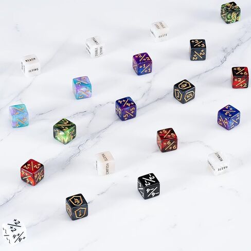 60 PCS MTG Dice Set with Life Counter, Keyword Counter, Shield Token in Kuwait