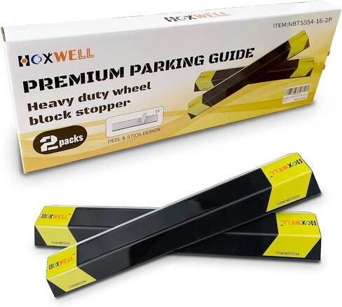 16" Heavy Duty Parking Aid for Garage, 1 Pc Parking Gadgets Protects Car and Garage Walls, Parking Stopper Easy to Install 1 Pack in Kuwait