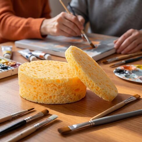 12pcs Pottery Sponges, 2.3inch Round Painting Sponge in Saudi Arabia