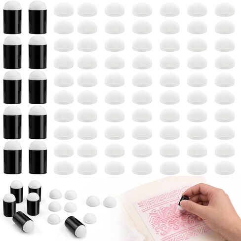 80PCS Finger Sponge Daubers, Foam Applicators for Painting Crafts in Kuwait