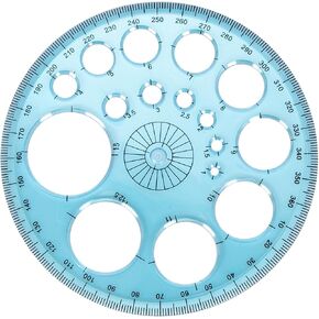Circle Template Circle Round Stencil Templates for Drawing Professional Circle Ruler Multi Function Drawing Aid Tool Large and Small Size Suit for Studying Designing Office in Saudi Arabia