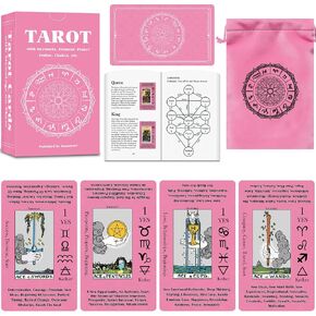 Smoostart Tarot Cards for Beginners with Meanings on Cards with Guide Book in Kuwait