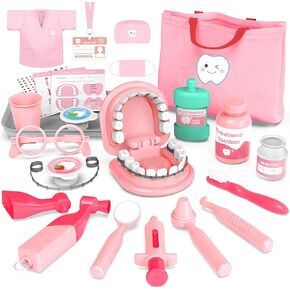 Dentist Play Set for Toddlers 3-5 - Doctor Kit Pretend Play Toys Gifts in Kuwait