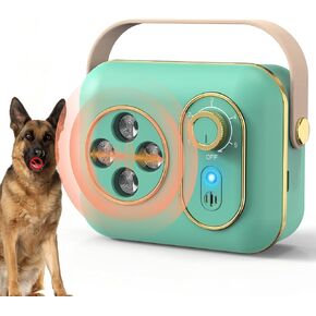 Ultrasonic Bark Deterrent for Dogs, Automatic Anti Barking Device with 4 Ultrasonic Transmitters Long Range 50FT, Type-C Rechargeable Bark Box, No More Barking Indoor/Outdoor Training in Saudi Arabia