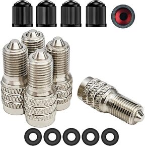 Double Seal Valve Stem Caps,Metal Valve Stem Extenders Double Seal High Pressure Inflate/Flow Through Valve Stem Caps Tire Caps for High Pressure Cars, Trucks, Trailers RV Semi Bus Tires- V2B DS-1 in Saudi Arabia