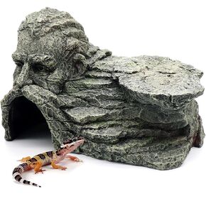 Reptile Rock Basking Platform, Gecko Hide Cave Hiding Place, Snake Cave and Hides for Reptiles, Amphibians, and Small Animals, Lizards in Saudi Arabia