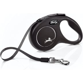 FLEXI® Classic Tape Retractable Dog Leash, Small, 16 ft - Black in Saudi Arabia