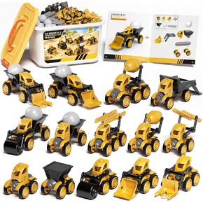 98-Piece Construction Vehicle STEM Building Kit for Kids Ages 5-8 in Kuwait