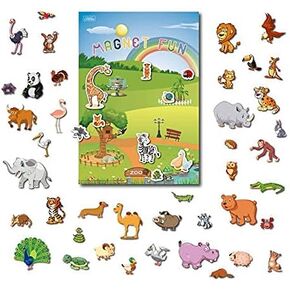 Magnetic Portable Playboard Doll House Family Magnets Learning Travel Toy (65 Pcs) in Kuwait