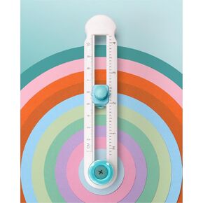 Oythiem Circle Cutter Tool for Paper Crafts - Rotary Cutter Round Cutting Knife for Scrapbooking, Card Making, Art And Diy Crafts, Fits Circles with A Radius Between 0.6"-4" in Saudi Arabia