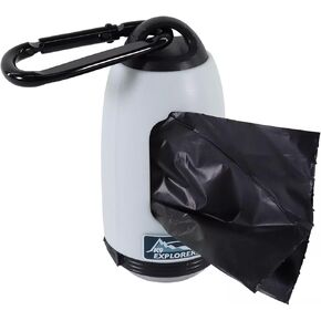 K9 Explorer® Waste Bag Dispenser with Light, Grey, One Size in Kuwait
