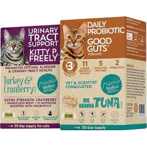 Meowbiotics Good Guts Probiotic Powder for Cats, Tuna Flavor, 30 Days in Kuwait