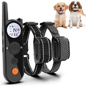 MIMOFPET Wireless Small Dog Fence for 2 Dogs - Up to 3500ft Adjustable Electric Fence,Waterproof Training Collar Rechargeable,Pet Containment System for Small Dogs in Kuwait