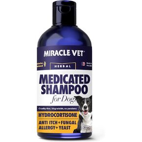 Miracle Vet Medicated Dog Shampoo for Itchy Skin Relief 8 fl oz in Kuwait