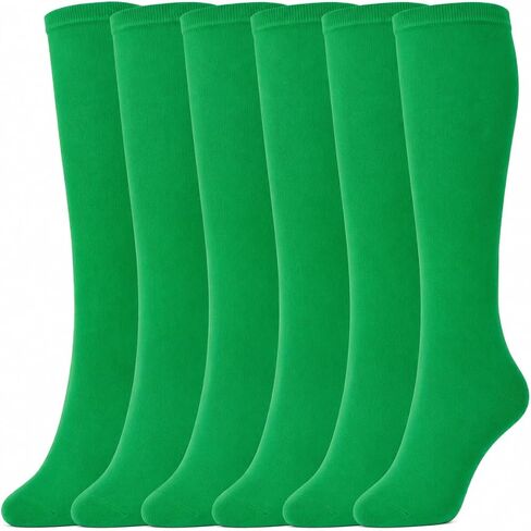 juDanzy 3 Pairs of Boys, Girls and Adult Solid Knee High Uniform Socks for School, Soccer, Football, AFO etc. in Kuwait