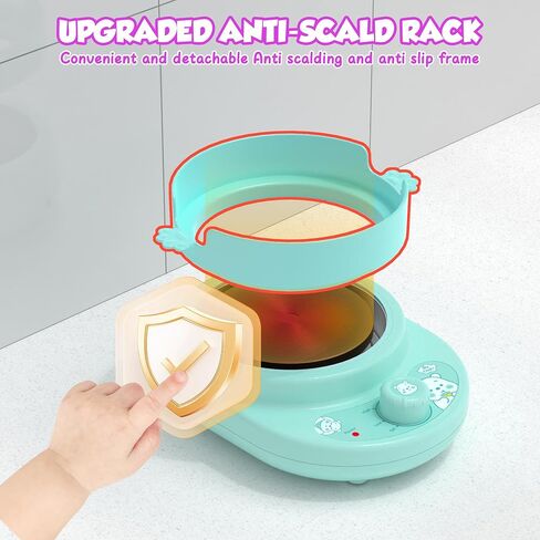 Gotoofun Kids Cooking Sets Real Mini Kitchen, Safe Cooking Set for Kids Ages 8-12, Real Food Making Montessori Kitchen Playset with Dishes & Kids Knife Set for Girls Boys in Kuwait