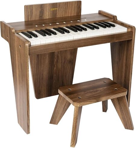 Kids Piano Keyboard, 37 Keys Digital Piano for Kids, Music Educational Instrument Toy, Wood Piano for 3+ Girls and Boys in Kuwait