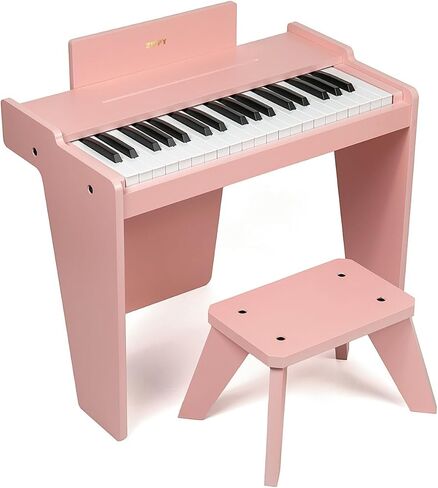 Kids Piano Keyboard, 37 Keys Digital Piano for Kids, Music Educational Instrument Toy, Wood Piano for 3+ Girls and Boys in Kuwait