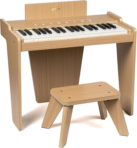 Kids Piano Keyboard, 37 Keys Digital Piano for Kids, Music Educational Instrument Toy, Wood Piano for 3+ Girls and Boys in Kuwait