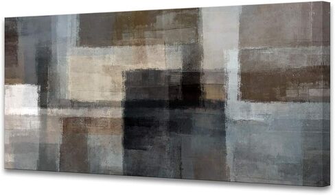 Cao Gen Decor Art S01998 Wall Art Aurora scenery Painting on Canvas Stretched and Framed Canvas Paintings Ready to Hang for Home Decorations Wall Decor in Kuwait