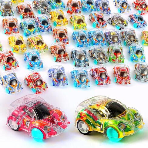 50 Pcs Mini Pull Back Cars, Mini Toy Cars Pull Back Race Cars for Kids Toddlers, Treasure Box Toys for Classroom Prizes, Pinata Stuffers, Birthday Gifts Goodie Bags Stuffers for Kids in Kuwait