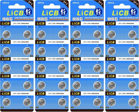 LiCB 20 Pack SR920SW 371 370 AG6 Battery 1.5V Button Cell Watch Batteries in Saudi Arabia