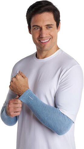 Coolibar UPF 50+ Men's Navagio Sun Sleeves - Sun Protective in Kuwait