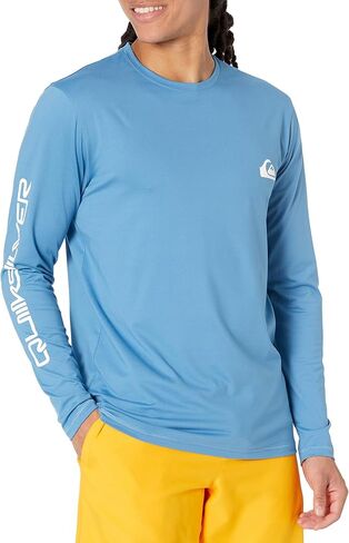 قميص Quiksilver الرجالي القياسي Omni Session بأكمام طويلة Rashguard Surf in Kuwait