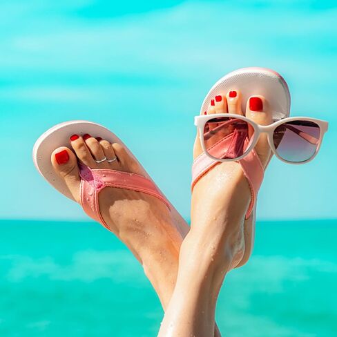 FIASASO 2 Pcs Sterling Silver Toe Rings for Women Adjustable Band Toe Rings Summer Beach Open Toe Ring Foot Jewelry Set in Kuwait
