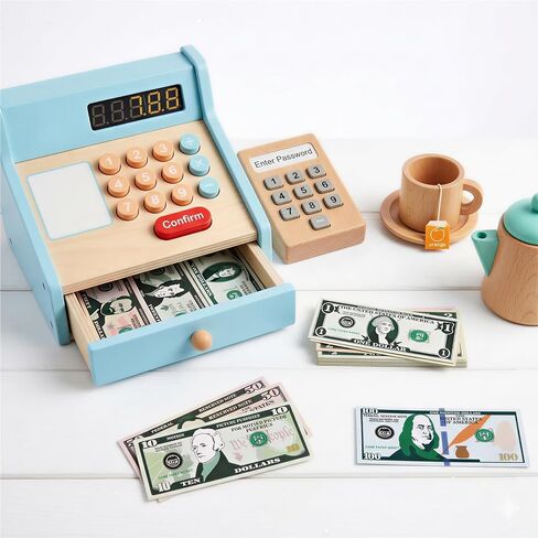 600 Pcs Fake Money for Kids - Realistic Play Money Bills & Plastic Coins - Math Manipulatives & Classroom Currency Set for Grocery Store, Bank, & Board Games - Educational Counting Toy, Ages 3+ in Kuwait