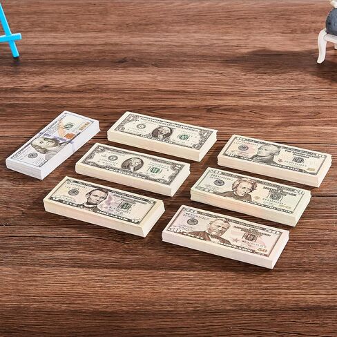 Play Money Set,7 Denomination,100 of Each Denomination in Saudi Arabia