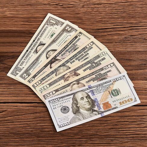 Play Money Set,7 Denomination,100 of Each Denomination in Saudi Arabia