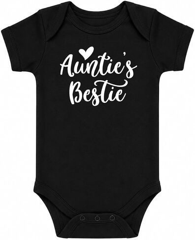CBTwear Auntie's Bestie Funny Aunt Baby Bodysuit Infant Outfit in Kuwait
