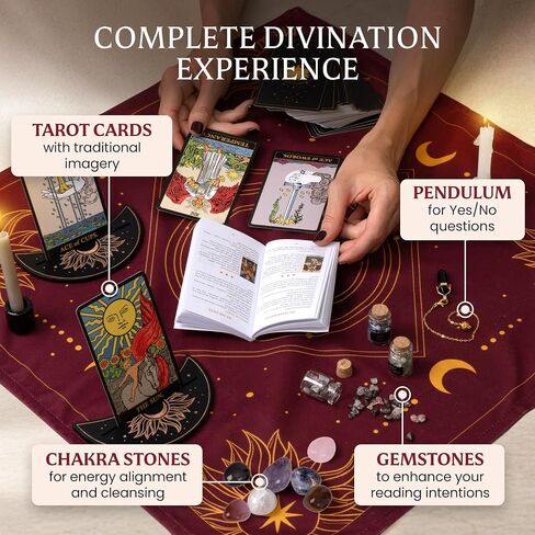 Wyspell Classic Tarot Kit - Tarot Cards Set for Beginners with Guide Book in Kuwait