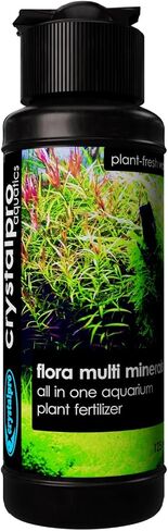 Crystalpro Flora Multi Minerals All-in-One Aquarium Plant Fertilizer - Plant Food for Fast Root & Leaf Growth - Safe for Fish, Shrimp & Snails (4.2 Oz / 125ml) in Saudi Arabia